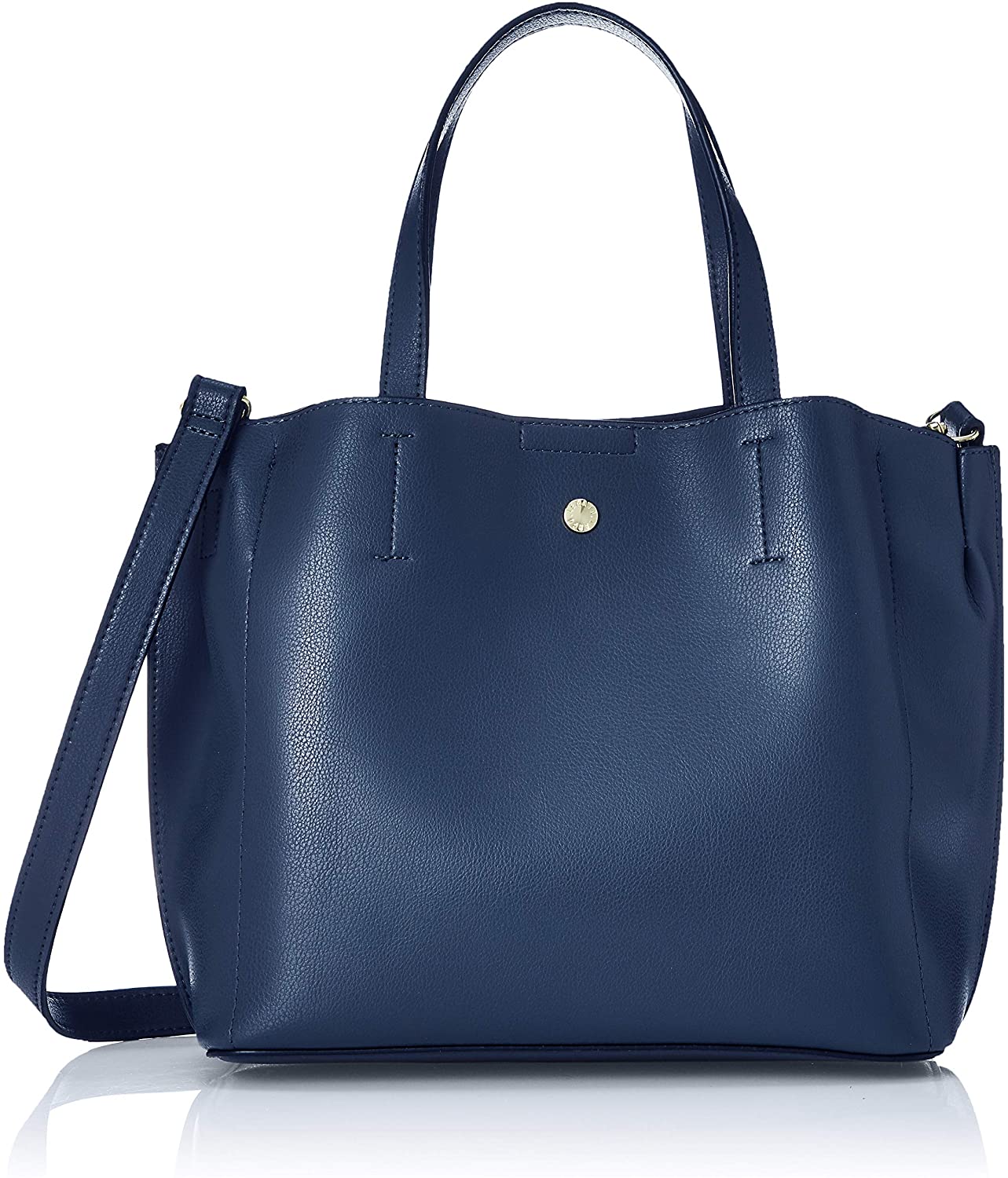 [dva] レザーショルダーバッグ navy