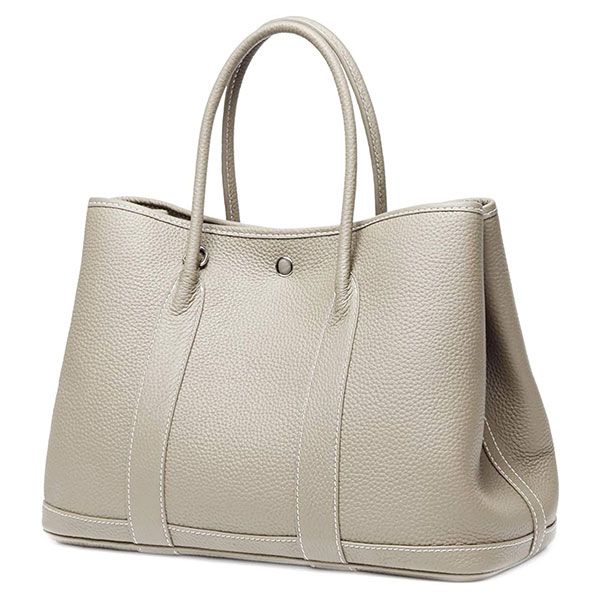 [dva] レザートートバッグ White