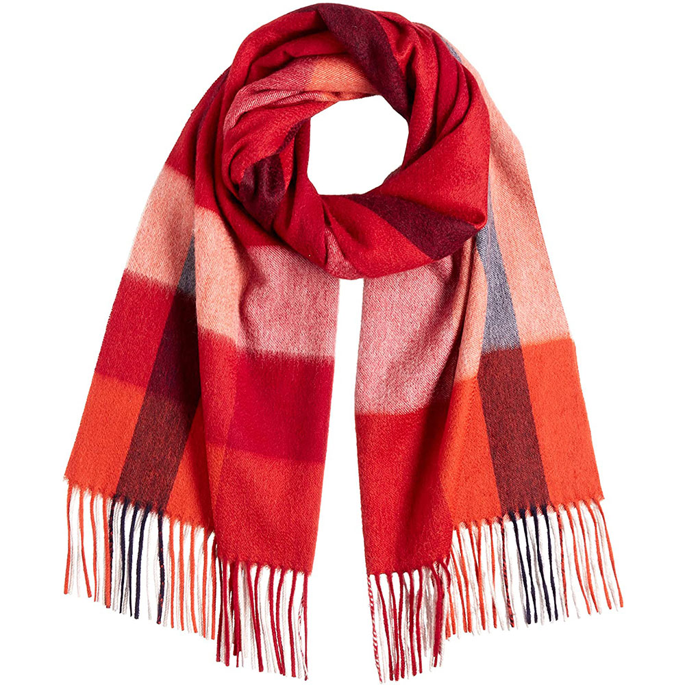 [dva] 大判ストール レッド